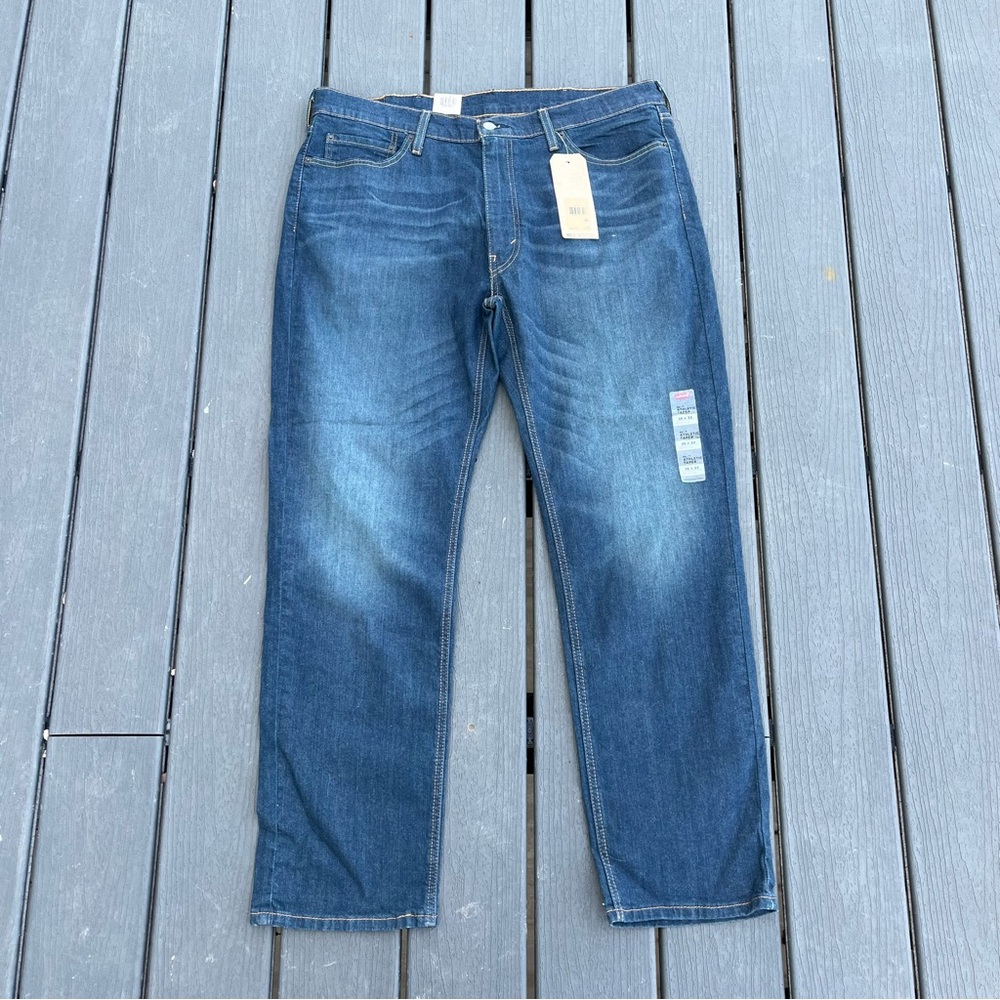 New Levi's 541 Athletic Taper Men's Jeans 38 x 32 Blue Denim Stretch NWT